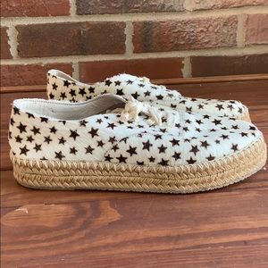 Kaanas Montauk Lace Up Espadrille in Stars